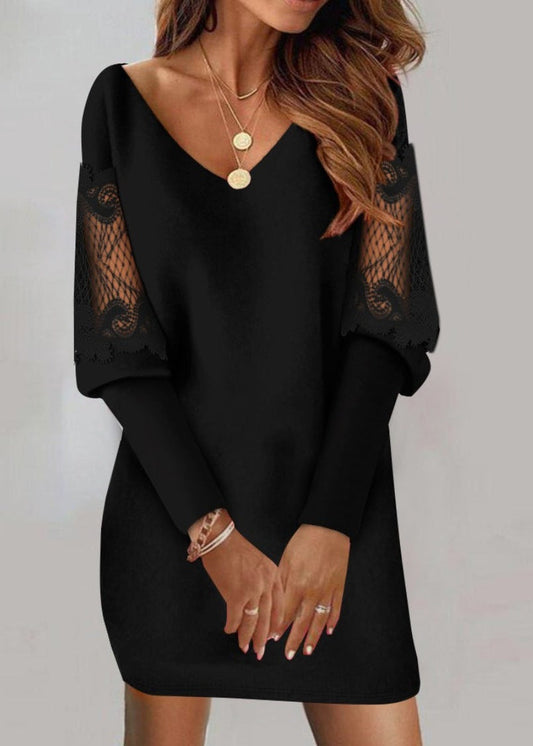 Image of Cassandra | Women's V-Neck Bodycon Mini Dress