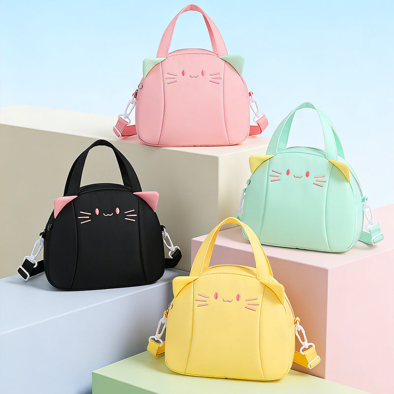 Cat-Themed Insulated Lunch Bag