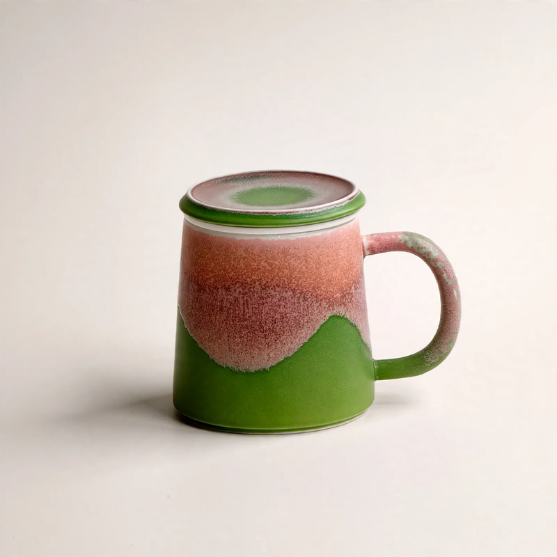 Ceramic Coffee Mug with Tea Infuser, 350 ml