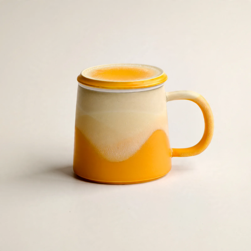 Ceramic Coffee Mug with Tea Infuser, 350 ml