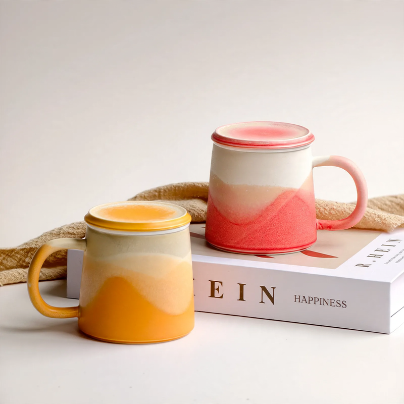 Ceramic Coffee Mug with Tea Infuser, 350 ml