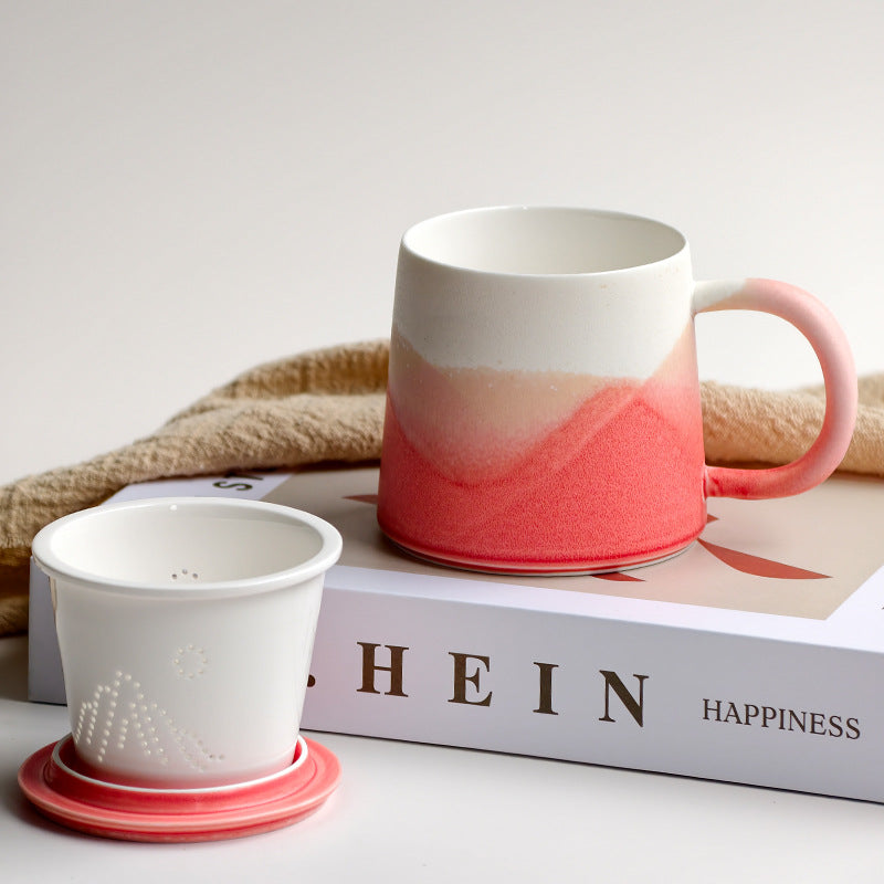 Ceramic Coffee Mug with Tea Infuser, 350 ml