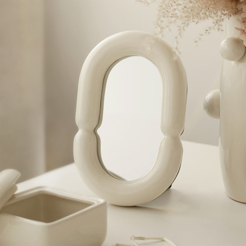 Ceramic Makeup Mirror