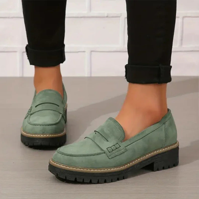 Image of Cheryl | Women's Platform Lug Sole Loafers