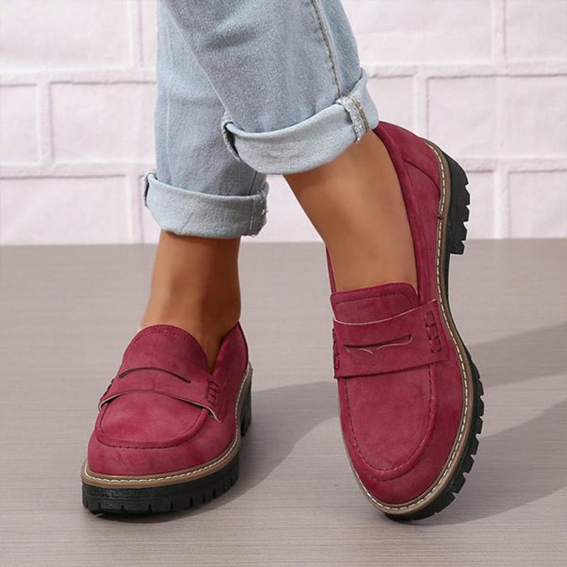 Image of Cheryl | Women's Platform Lug Sole Loafers