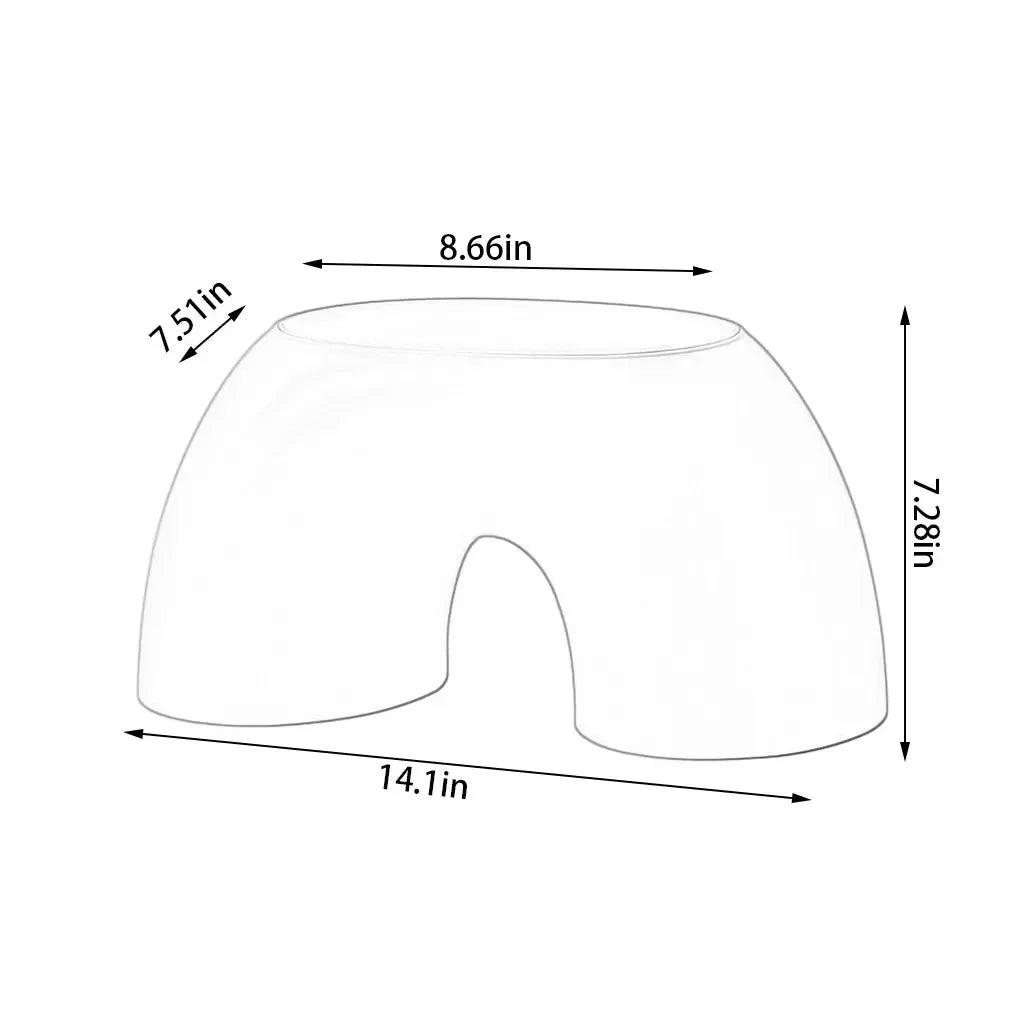 Children's Plastic Rainbow-Shaped Stool