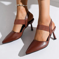 Cindy | Women's Pointed Toe Slingback Heels
