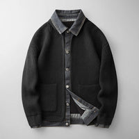 Clark | Men's Button-Down Ribbed Knit Cardigan