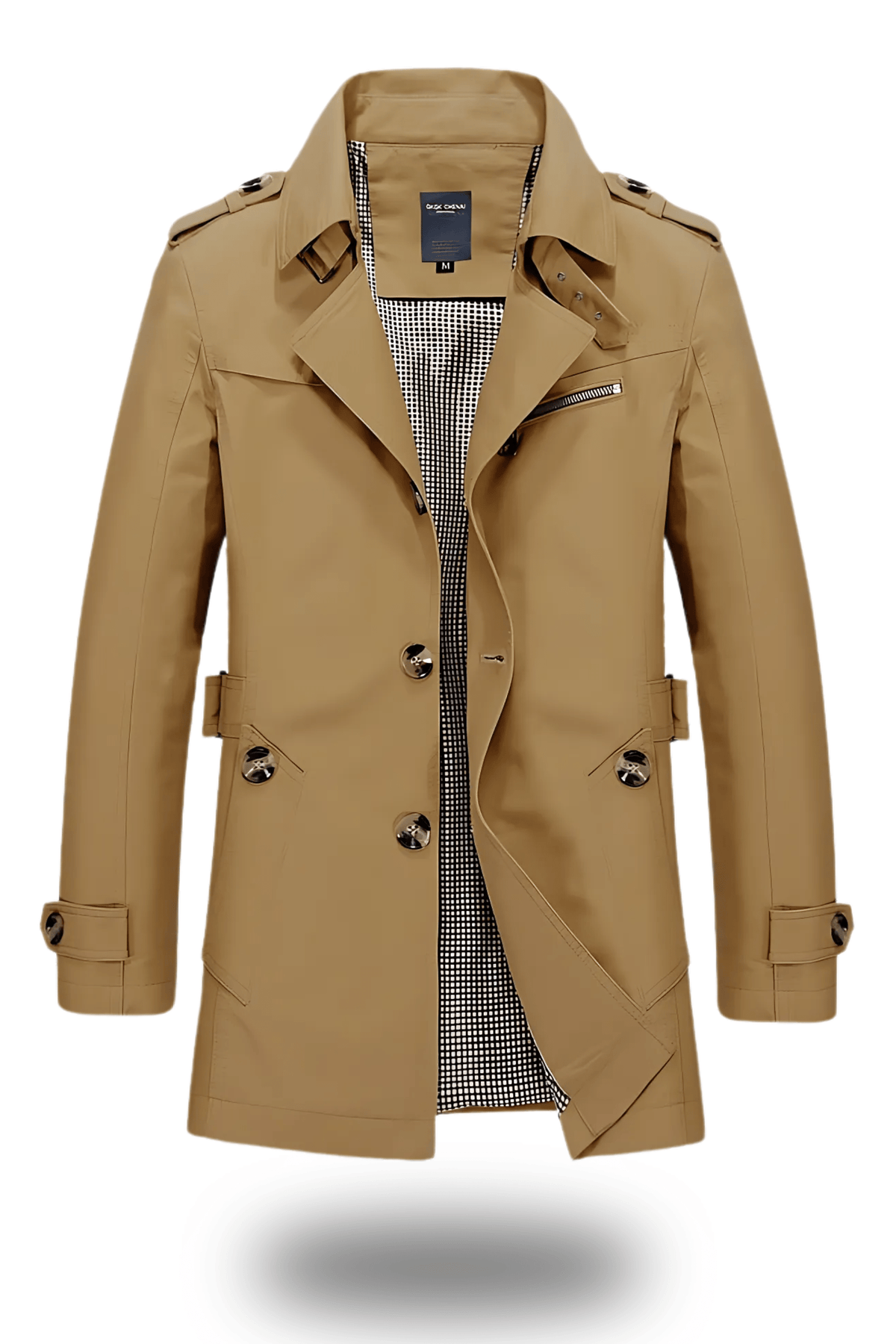 Classic Lapel Trench Coat