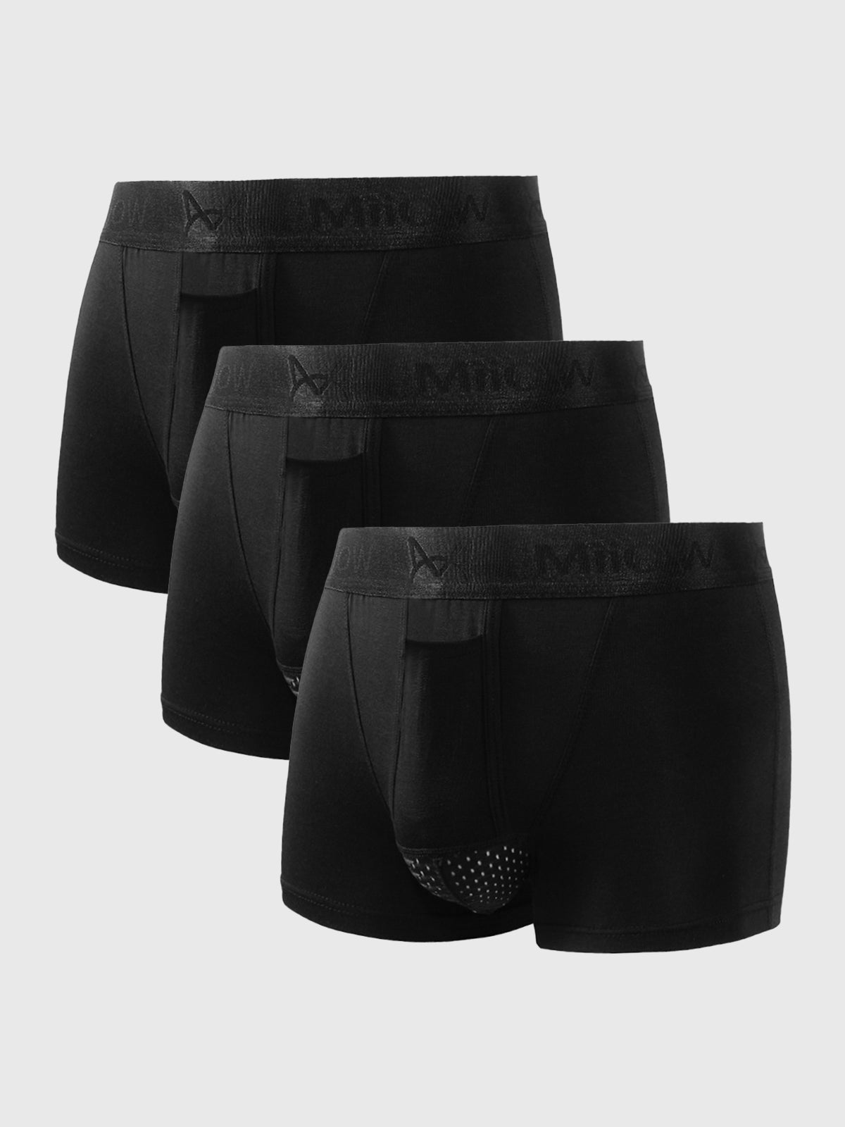 Comfortable Men's Boxer Briefs (3-Pack)