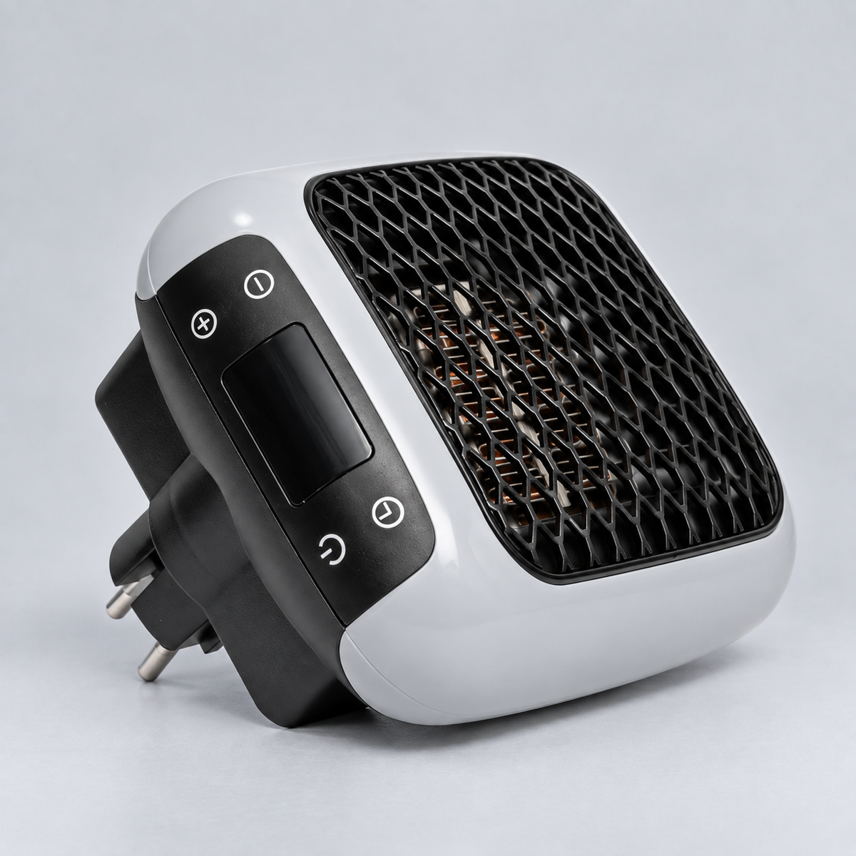Compact 400W Plug-in Heater with Digital Thermostat