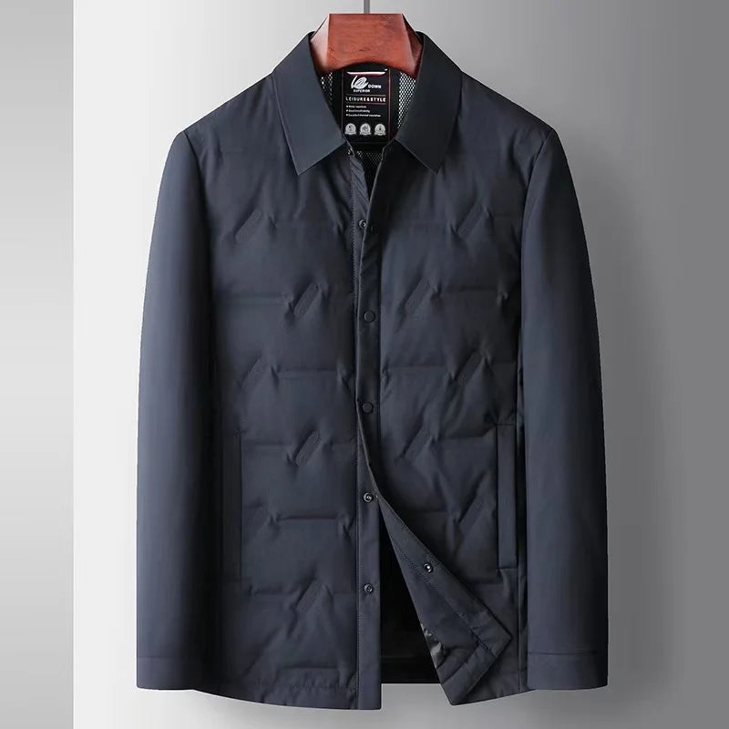 Image of Conrad | Men's Button-Down Quilted Jacket