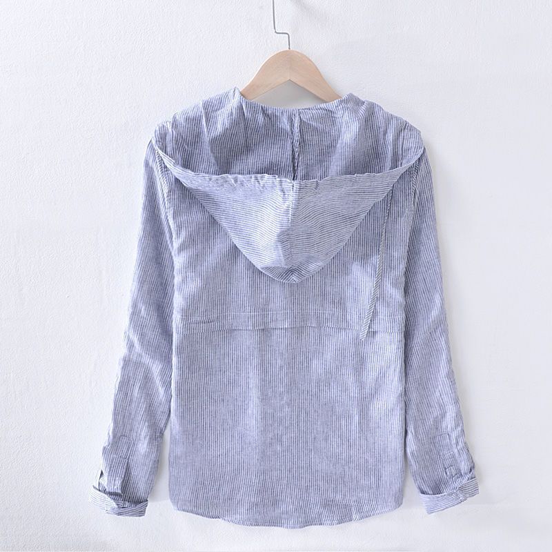 Image of Conrad | Men's Hooded Long Sleeve Button-Down Shirt