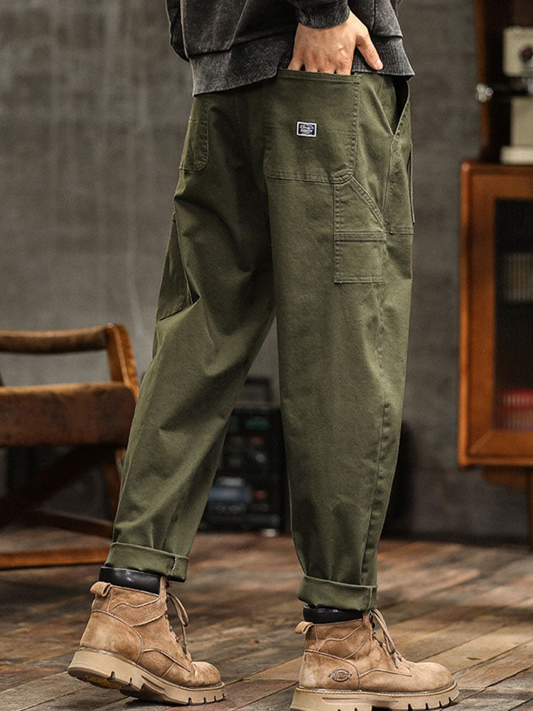 Cotton Utility Pants