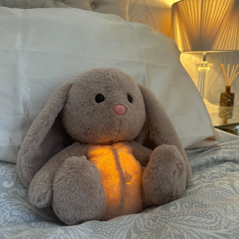 Cuddle Buddy with Simulation & Night Light | Stress Relief