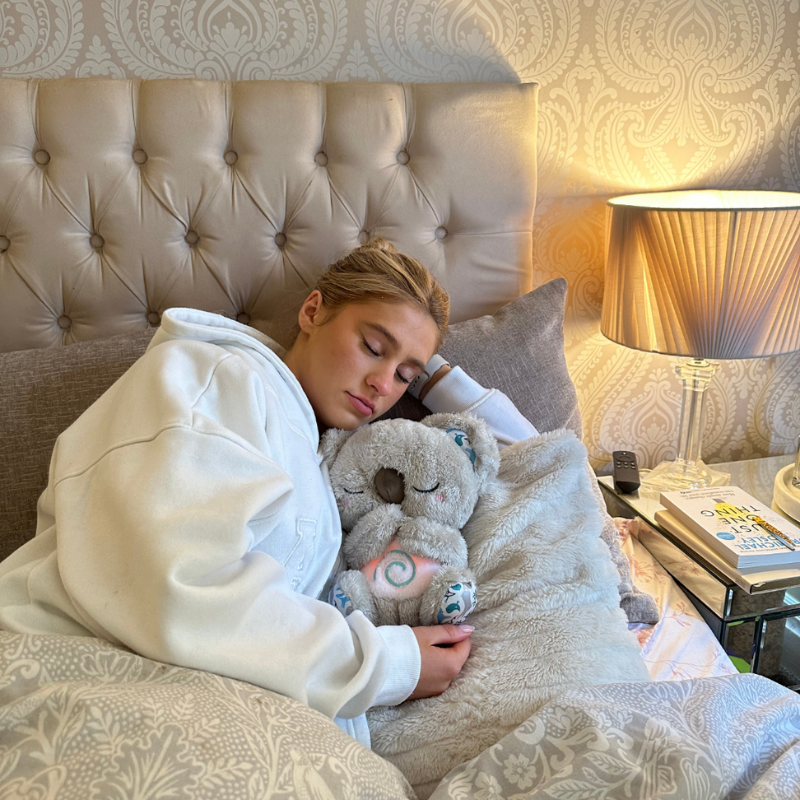 Cuddle Buddy with Simulation & Night Light | Stress Relief