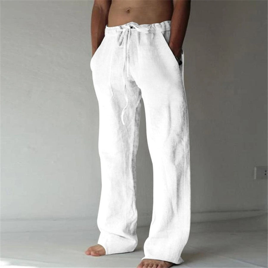Image of Damon | Men's Drawstring Wide Leg Pants