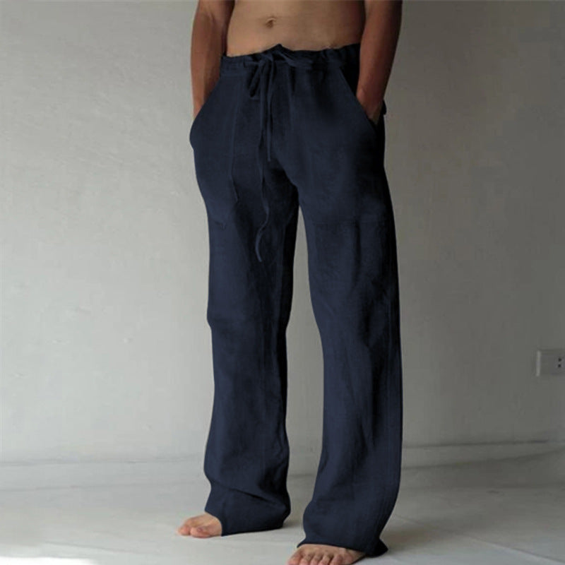 Image of Damon | Men's Drawstring Wide Leg Pants