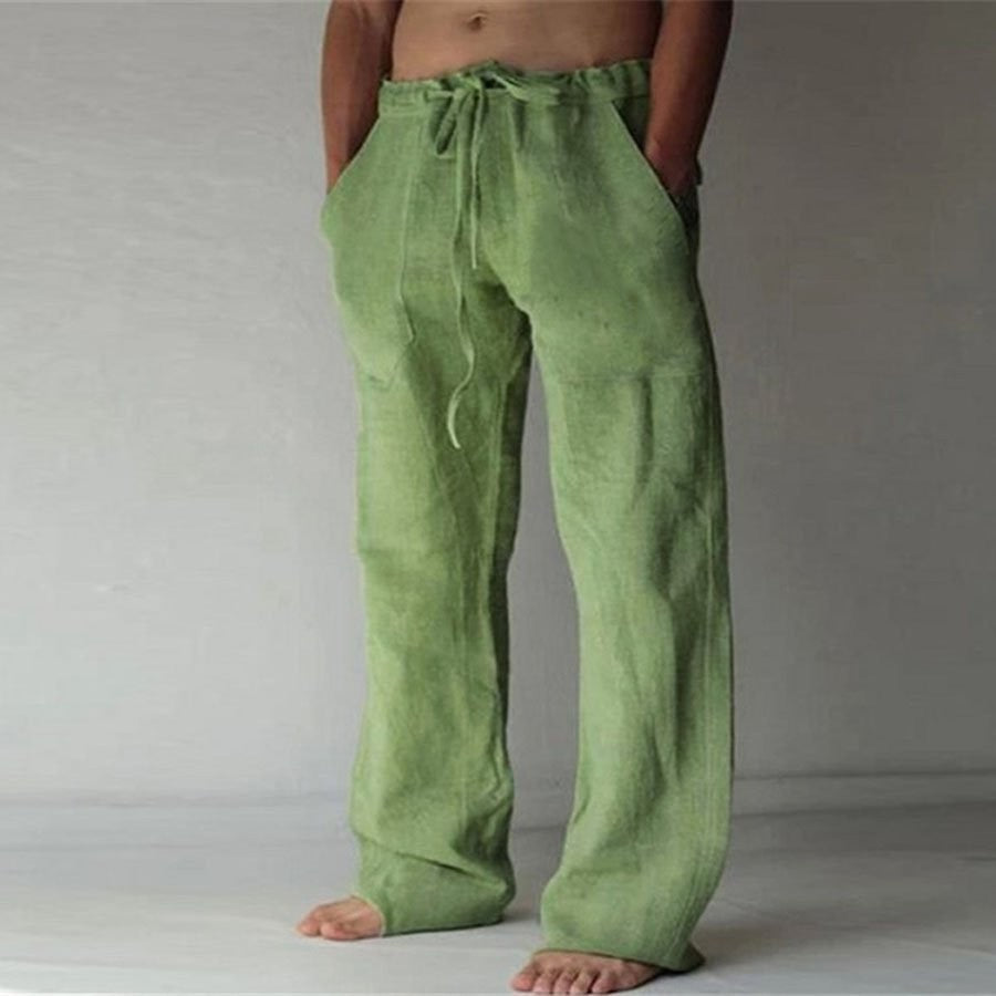 Image of Damon | Men's Drawstring Wide Leg Pants
