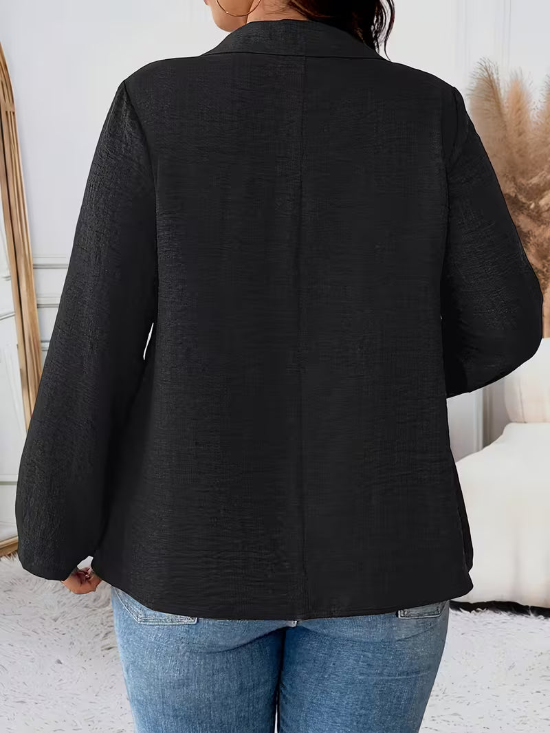 Image of Deborah | Women's Long Sleeve Button Front Blouse