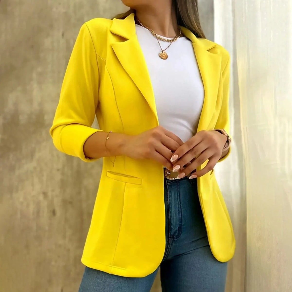 Image of Diana | Women's Fitted Peplum Blazer