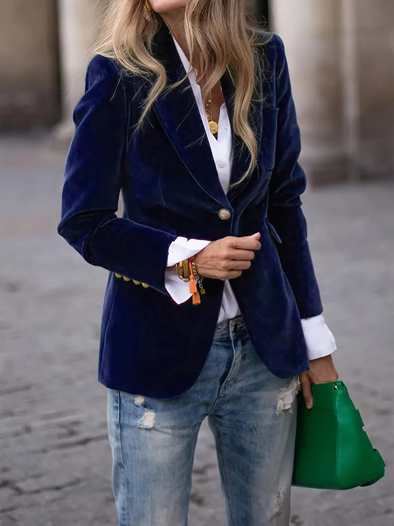 Image of Dominique | Women's Fitted Single Breasted Blazer