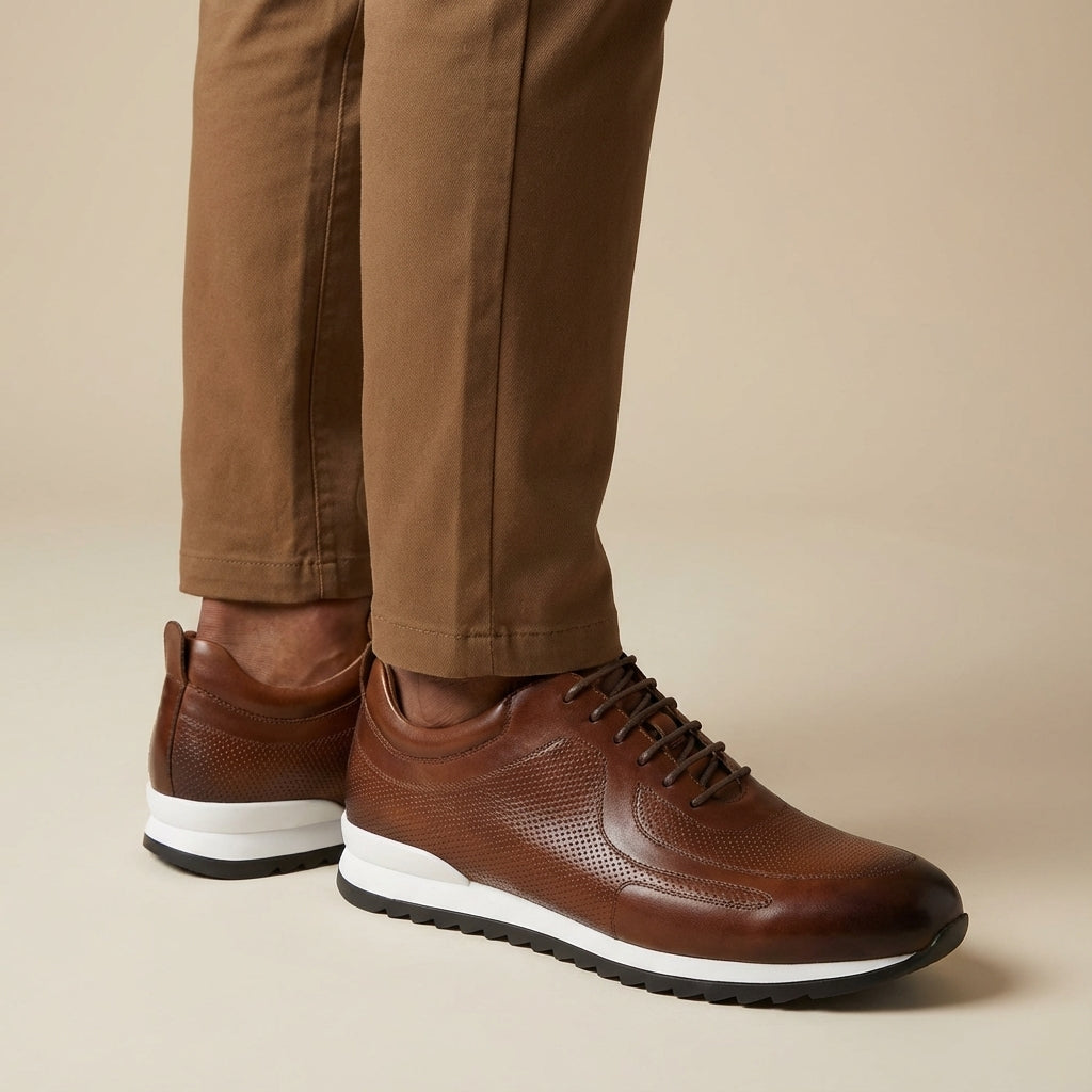 Image of Dorian | Men's Lace-Up Casual Sneakers