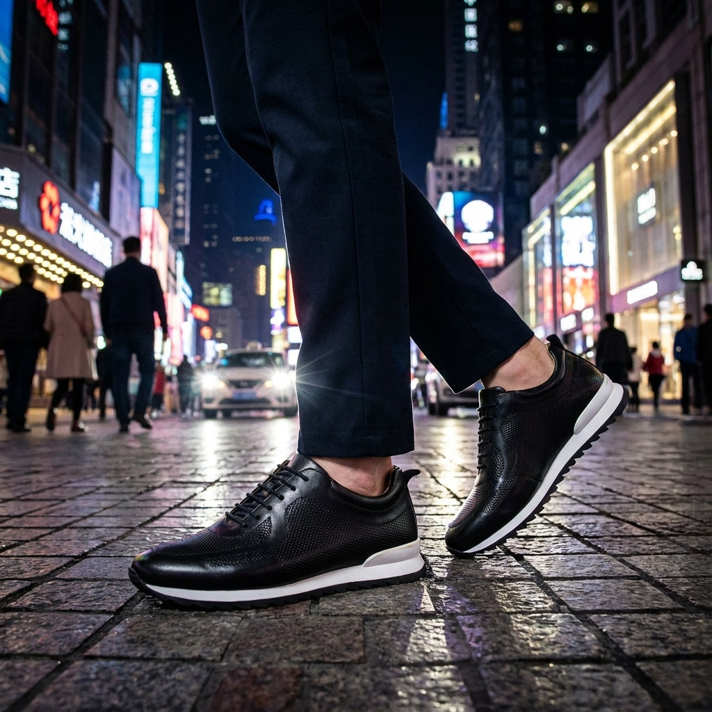 Image of Dorian | Men's Lace-Up Casual Sneakers