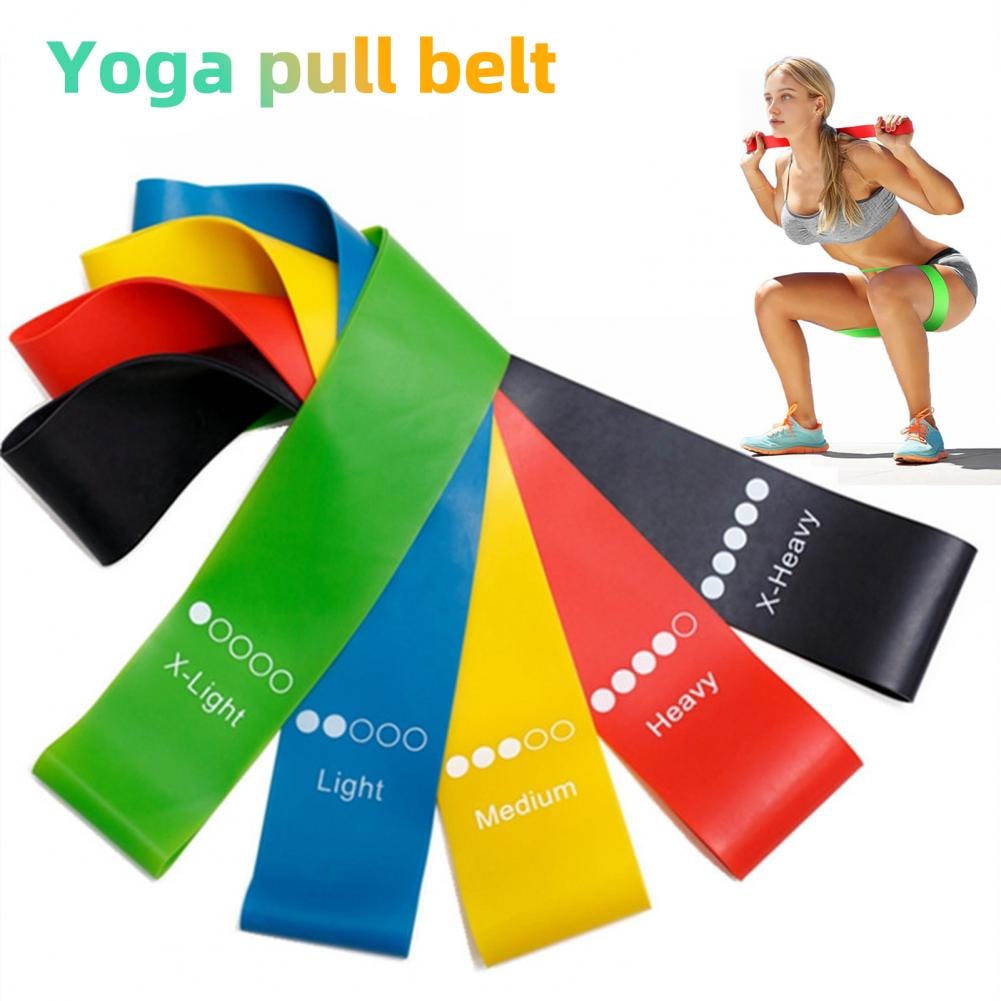 Elastic Workout Resistance Bands with Handles and Loop Design for Exercise Training