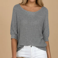 Elbow Sleeve Sweater for Women