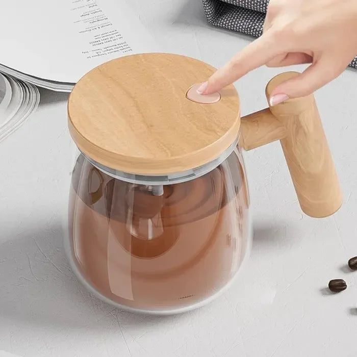 Electric High-Speed Self-Stirring Mug | One-Button Start | For Hot & Cold Drinks | Brewtwist