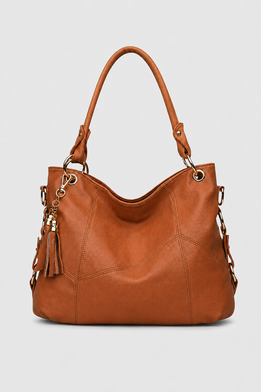 Elegant Women's Faux Leather Handbag - Spacious, Stylish and Durable Everyday Tote