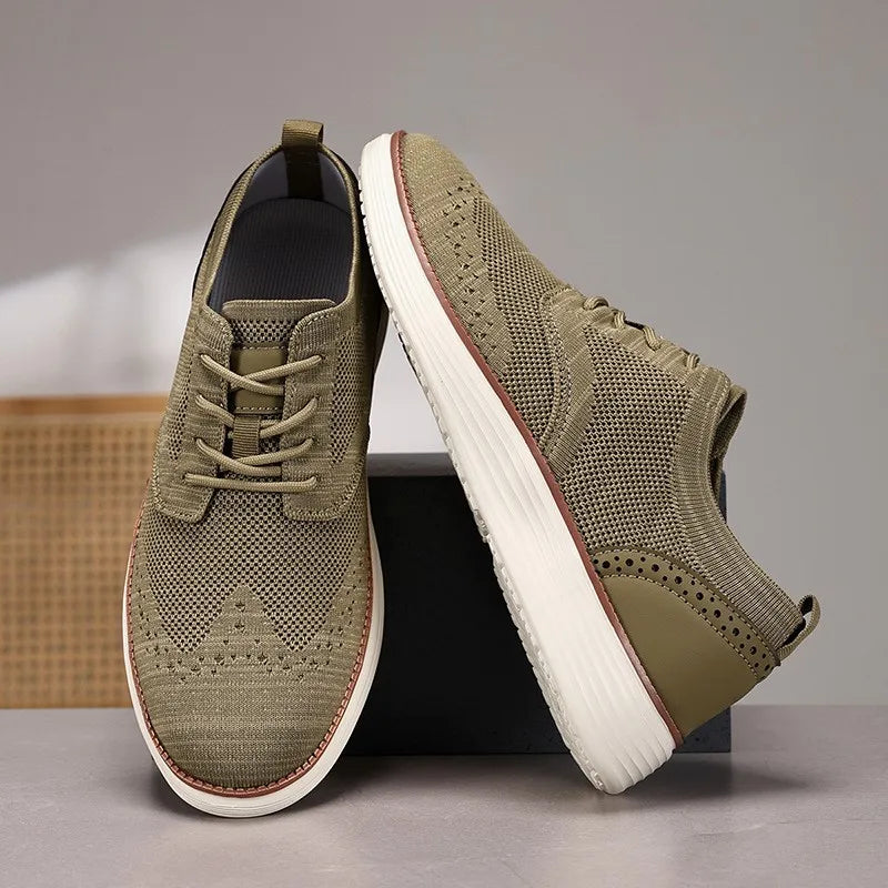 Image of Emerson | Men's Wingtip Lace-Up Casual Shoes
