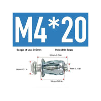 Expansion Screw Petal Nuts for Secure Fastening