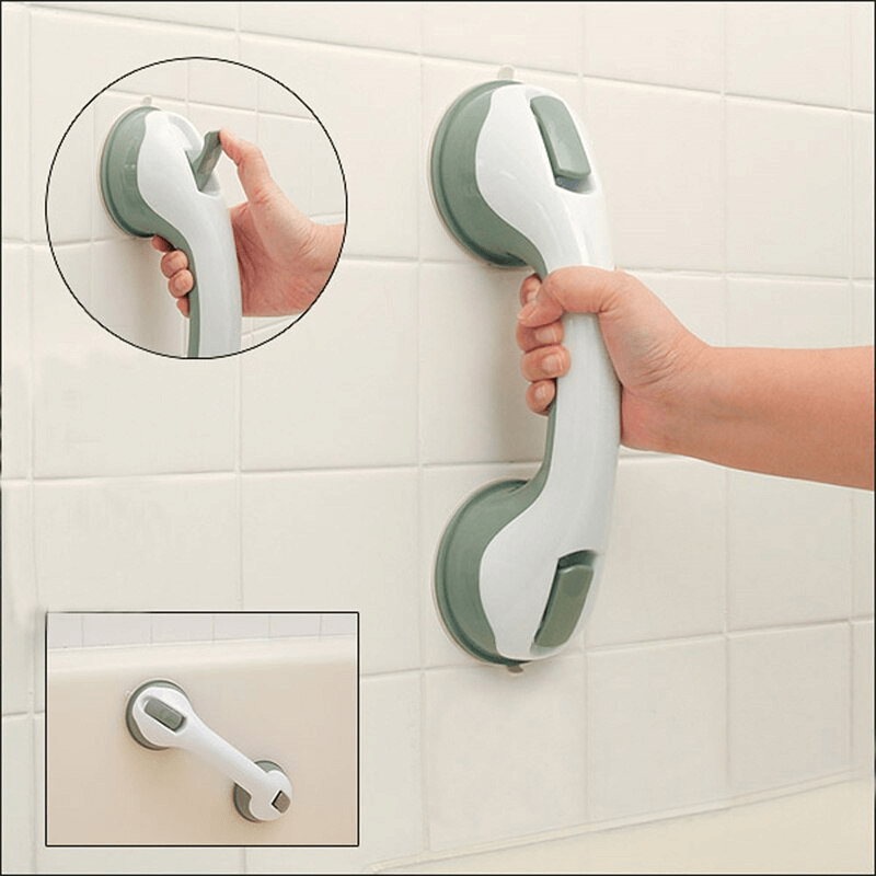 Extra-Sturdy Suction Grab Bar – No Drilling Required