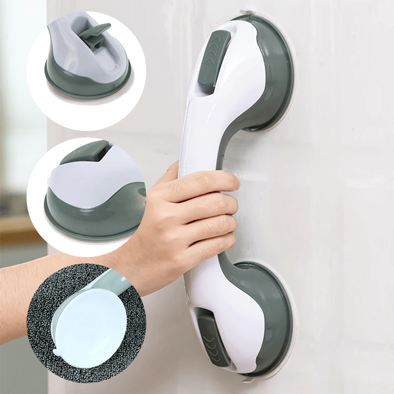 Extra-Sturdy Suction Grab Bar – No Drilling Required