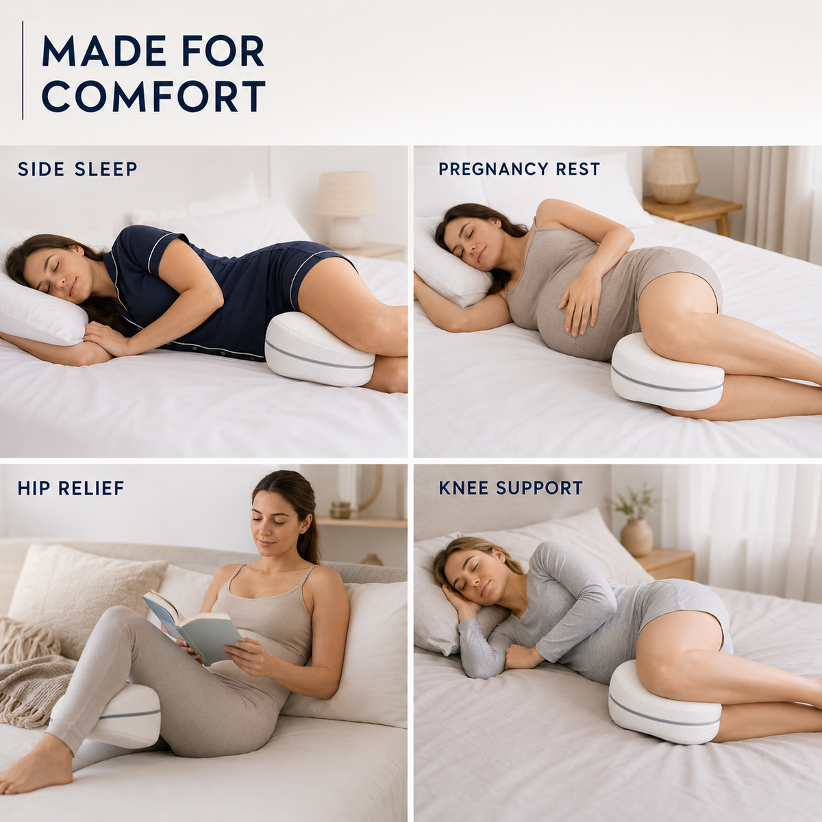 Bel Hills | Alignique Contoured Side Sleeper Pillow