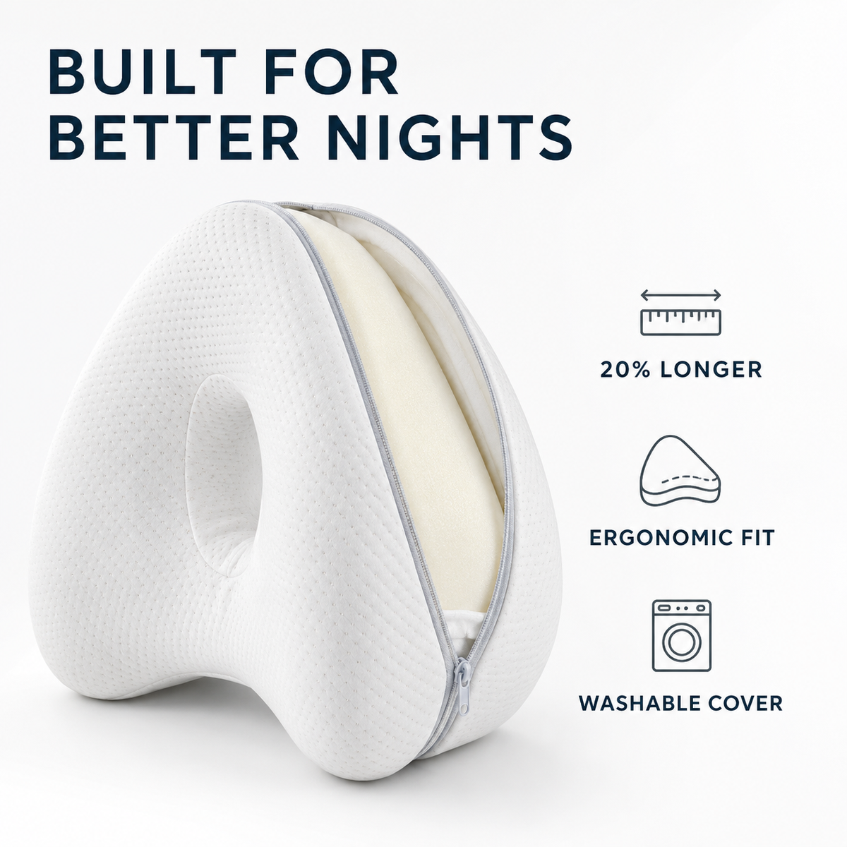 Bel Hills | Alignique Contoured Side Sleeper Pillow