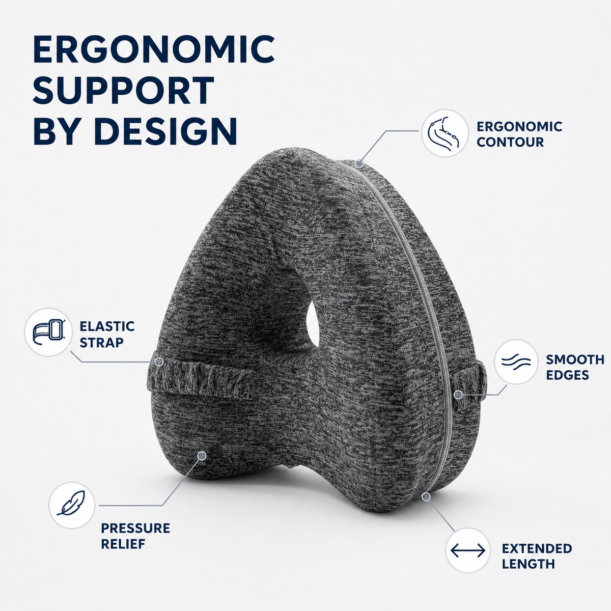 Bel Hills | Alignique Contoured Side Sleeper Pillow