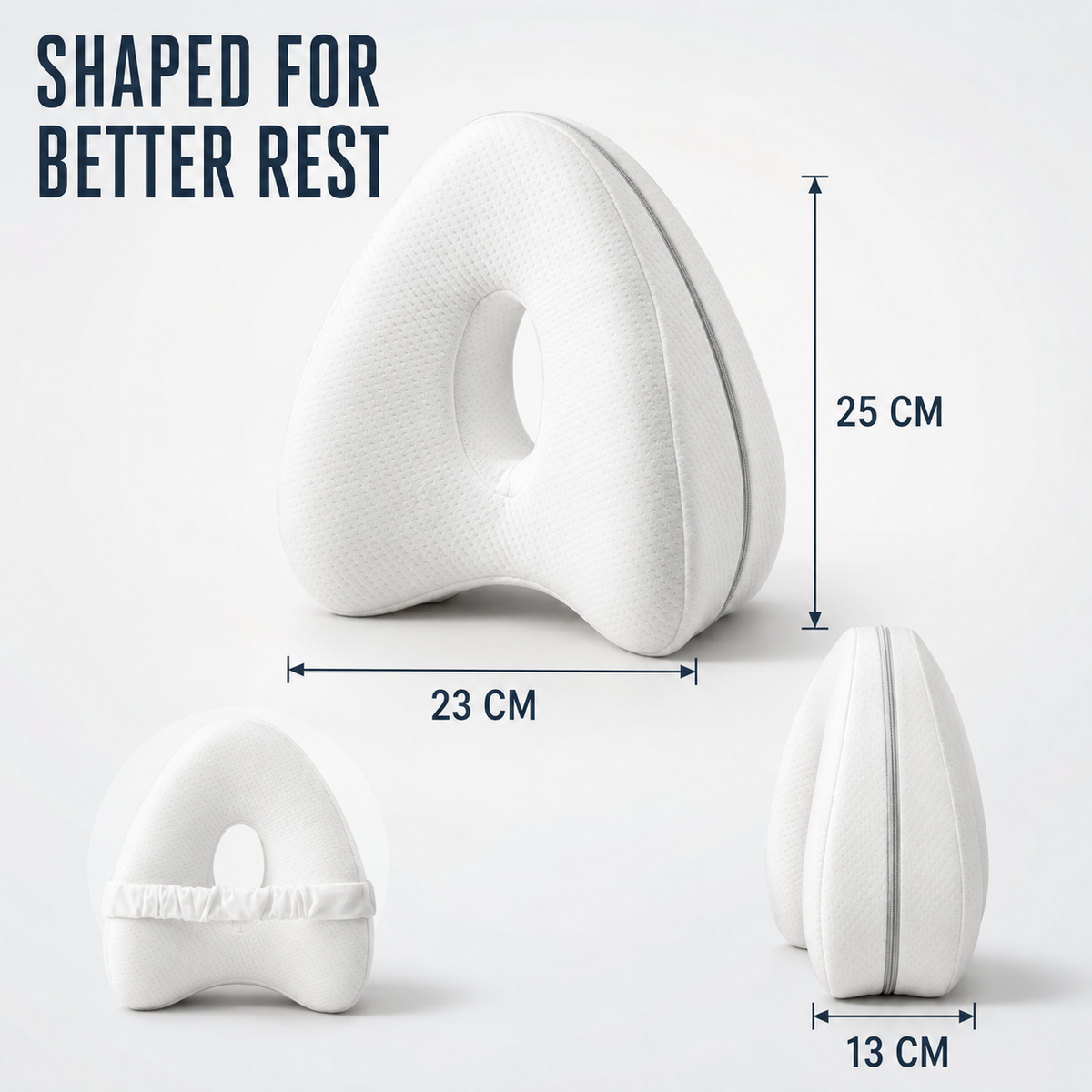 Bel Hills | Alignique Contoured Side Sleeper Pillow
