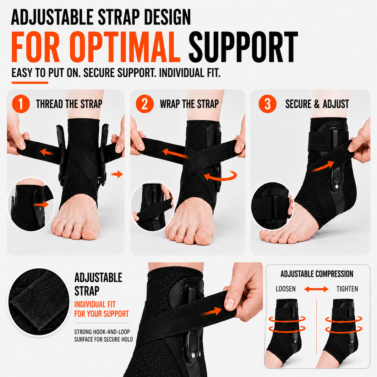 Bel Hills | Ankuraid Adjustable Ankle Support Brace