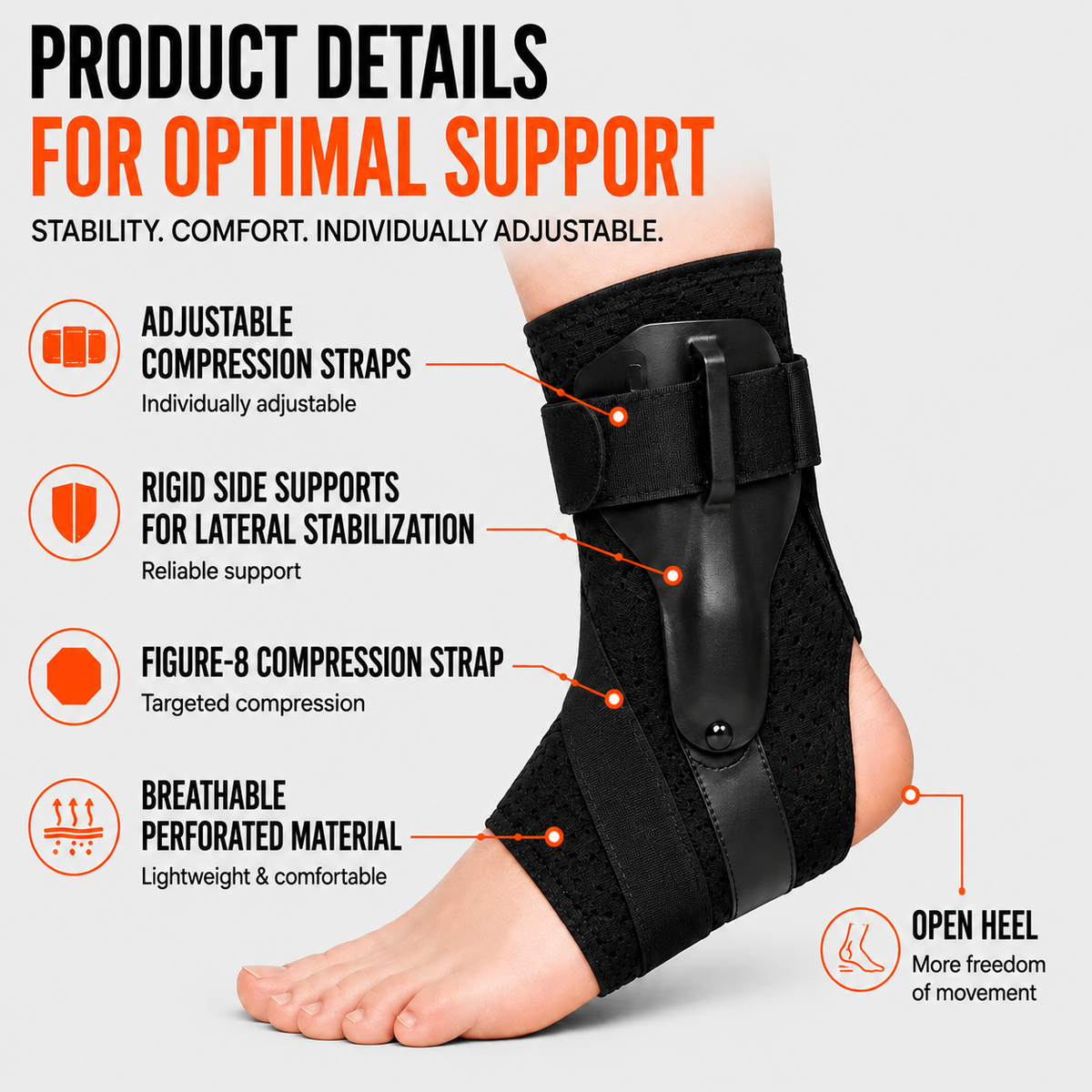 Bel Hills | Ankuraid Adjustable Ankle Support Brace