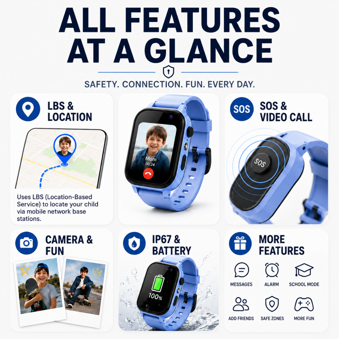 Bel Hills | Children's Smart LBS Watch