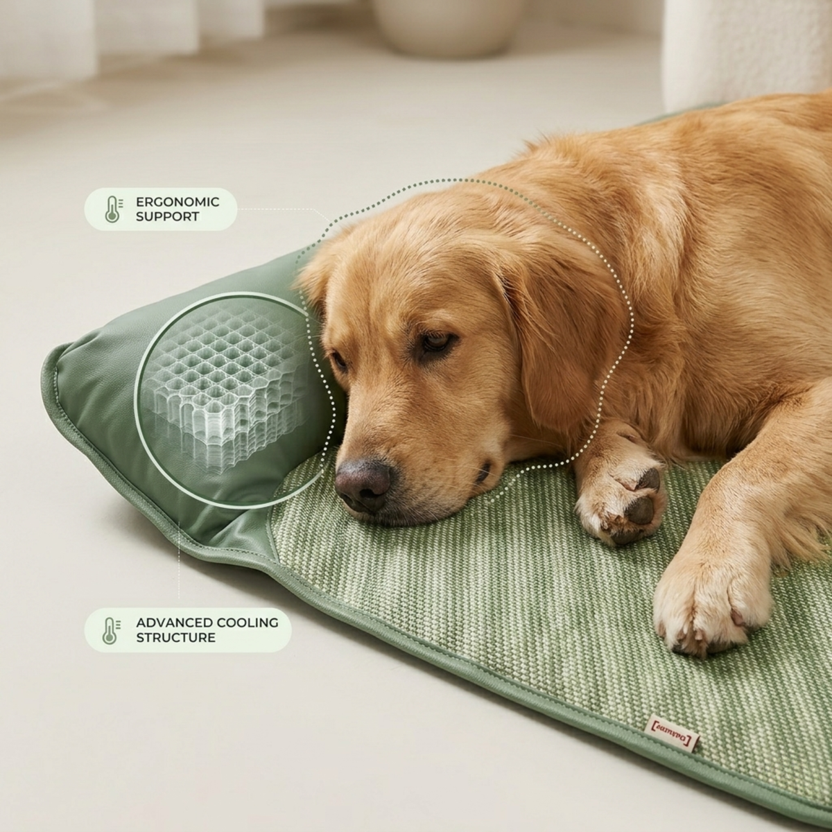 Bel Hills | Chilrest Breathable Pet Cooling Mat With Cushion