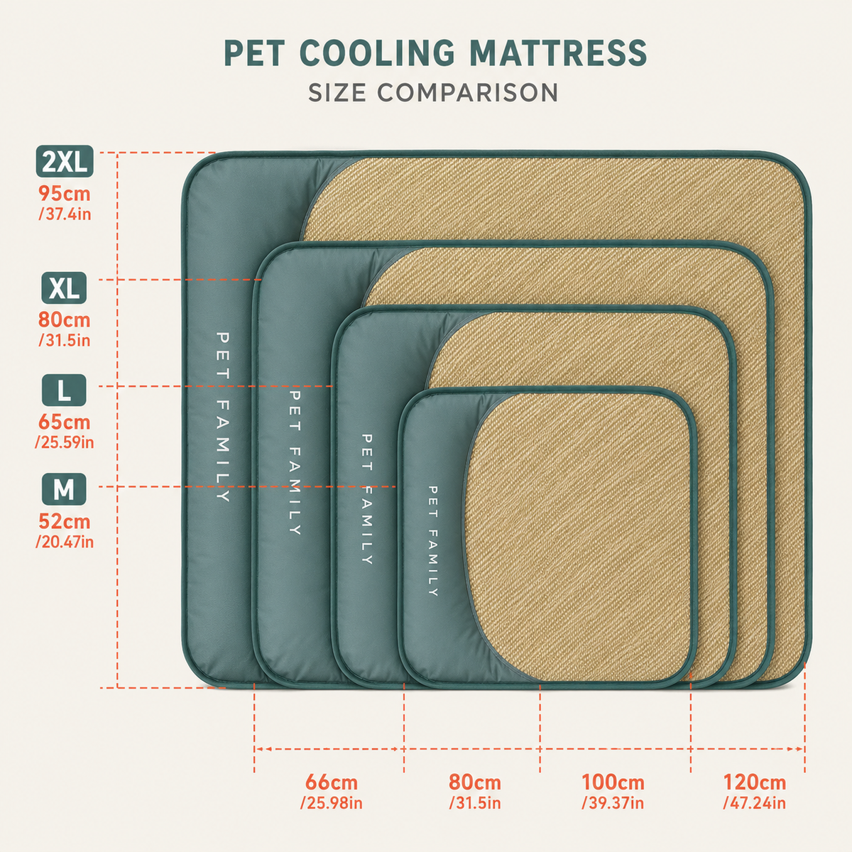 Bel Hills | Chilrest Breathable Pet Cooling Mat With Cushion