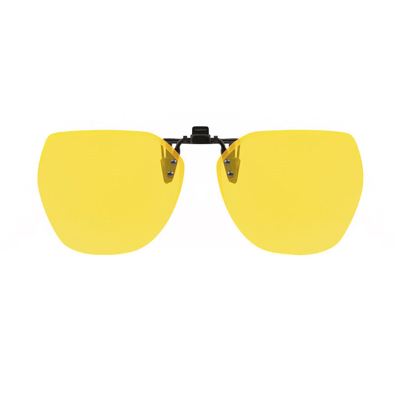 Bel Hills | Clip-on Rimless Polarized Sunglasses, with Anti-glare and Flip-Up Design, for Outdoor/Driving