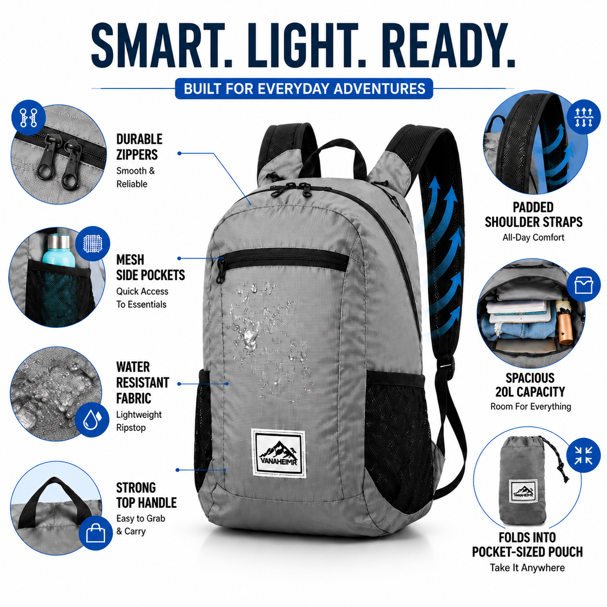 Bel Hills | Compactrek Foldable 20L Outdoor Daypack