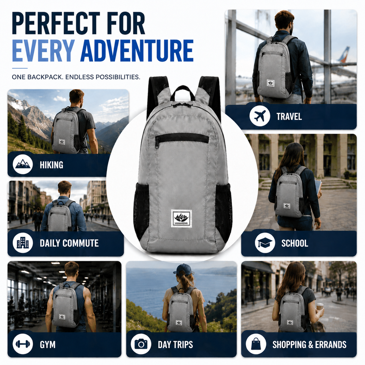 Bel Hills | Compactrek Foldable 20L Outdoor Daypack