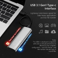 Bel Hills | External Portable SSD | High-Speed Solid State Drive | Black