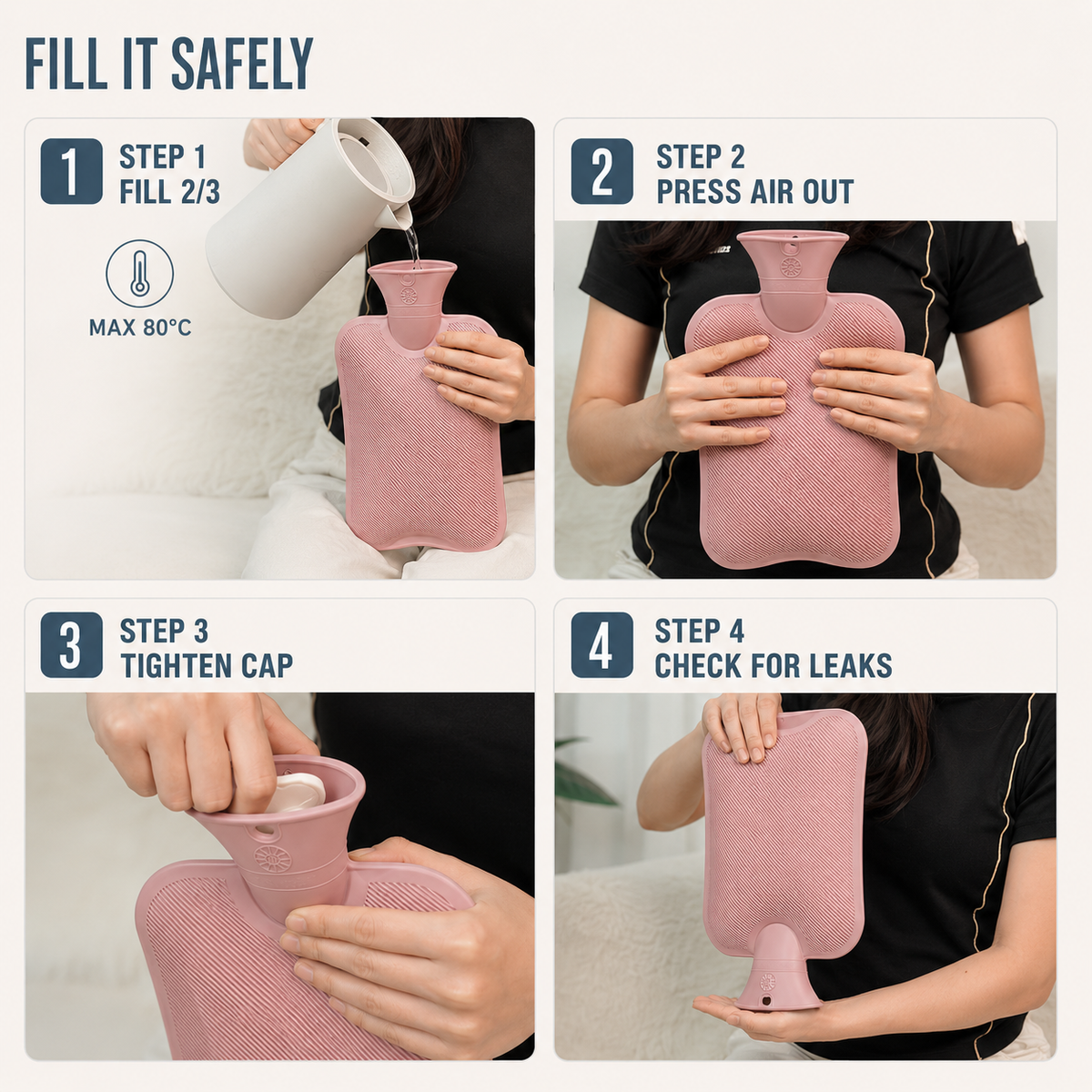 Bel Hills | Extra Large Hot Water Bottle Jug